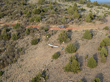 Herd Peak launch, Oct. 11, 2009.